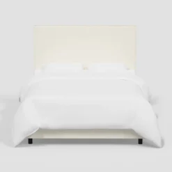 Fanie French Seam Slipcover Bed In Cotton Twill - Threshold™