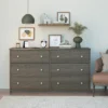 RealRooms Ellison 6 Drawer Wide Dresser, Medium Brown -Nexera Furniture Store GUEST 2c161794 3a89 49ff a308 45475171d8cf