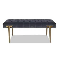 Jennifer Taylor Home Aria Upholstered Gold Accent Bench -Nexera Furniture Store GUEST 2c6fede2 141c 4d85 a401 4ba1b3d9c798
