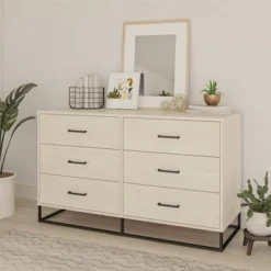 Kelly 6 Drawers Dresser Ivory Oak - Novogratz -Nexera Furniture Store GUEST 2e028789 bbef 460b 9d85 e141b111751a