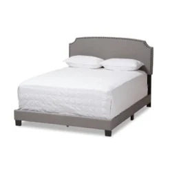 Odette Modern And Contemporary Fabric Upholstered Bed - Light Gray - Baxton Studio -Nexera Furniture Store GUEST 2f78d5b9 69c4 493c b088 25c411ca6b55