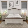 3pc Willow Rustic Bedroom Set With 2 Nightstands Distressed White/Walnut - HOMES: Inside + Out -Nexera Furniture Store GUEST 30073bff 3bb3 4483 932c bdc6310f7dcc