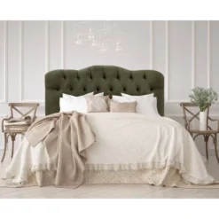 King Tufted Headboard Velvet Loden - Skyline Furniture -Nexera Furniture Store GUEST 302df458 d816 455c b165 6b46fa0f6da1