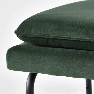 Nano 48" Upholstered Modern Double Layered Cushion Bedroom Bench - The Pop Maison 9 Nano 48" Upholstered Modern Double Layered Cushion Bedroom Bench - The Pop Maison - Image 7