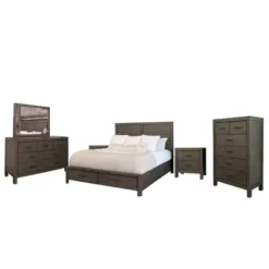 6pc Alix Bedroom Set Gray - Abbyson Living -Nexera Furniture Store GUEST 310d5e80 bd6b 4295 b95f 7c24d0f94707