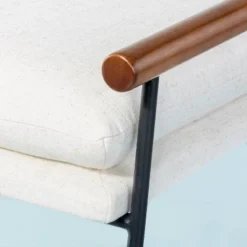 Cushioned Metal & Wood Bench - Cream/Black - Hearth & Hand™ With Magnolia -Nexera Furniture Store GUEST 31d32cd8 6e8f 42a8 ba93 0f4864c8073d