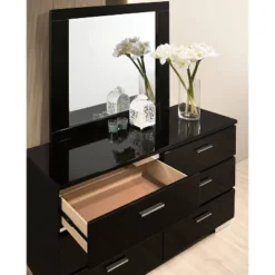 Shorehaven 6 Drawer Dresser Black - MiBasics -Nexera Furniture Store GUEST 330a4077 58dc 40ea 9b88 8eddd594fe45