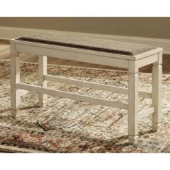 Bolanburg Counter Height Dining Room Bench Antique White - Signature Design By Ashley