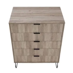 Manhattan Comfort Dumbo 2pc Modern 5 Drawer Dresser And 3 Drawer Dresser Set -Nexera Furniture Store GUEST 33a75139 66eb 4ac3 a99d 4acb49280e69