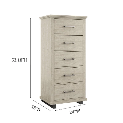 Festivo 2pc Contemporary 5 Drawer Chest And 3 Drawer Nightstand Set 13 Festivo 2pc Contemporary 5 Drawer Chest And 3 Drawer Nightstand Set - Image 11