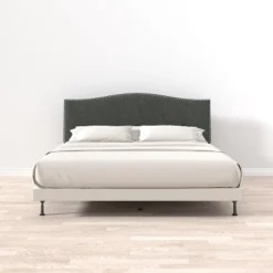 Glenwillow Home Kameli Nailhead Trim Camelback Upholstered Headboard -Nexera Furniture Store GUEST 3476d991 bc66 4278 8403 99bfcf85680c