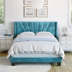 Ariana Velvet Upholstered Platform Bed Frame - Eco Dream 10 Ariana Velvet Upholstered Platform Bed Frame - Eco Dream -Nexera Furniture Store GUEST 34c867da bafa 4277 a898 fc713eaa1376