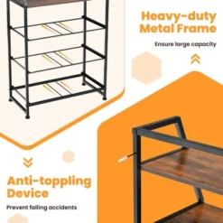 Costway 4-Drawer Dresser Organizer Closet Storage Cabinet With Shelves & Foldable Drawers 18 Costway 4-Drawer Dresser Organizer Closet Storage Cabinet With Shelves & Foldable Drawers -Nexera Furniture Store GUEST 3530544b 1280 45fe 8162 6bb1d51ee694