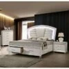 3pc California King Granite Bedroom Set With Nightstand And Chest Pearl White - HOMES: Inside + Out -Nexera Furniture Store GUEST 35633902 bc83 4bab 837d 0ff891349e85