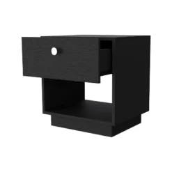 Sapphtopaz Modern Night Stand With Open Storage Shelf & 1 Drawer Space-Saving Wood Side Table 2-Tier Small Nightstand For Bedroom,Living Room -Nexera Furniture Store GUEST 36cc5482 2379 4536 8f1d 2945c330786a