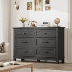 Acekool 47" 6 Drawer Dresser, Modern Textured Storage Chest, Wide Wooden Organizer For Bedroom Living Room Entryway 15 Acekool 47" 6 Drawer Dresser, Modern Textured Storage Chest, Wide Wooden Organizer For Bedroom Living Room Entryway -Nexera Furniture Store GUEST 38e5dbaf b11b 4530 9078 02a7320e1f6b