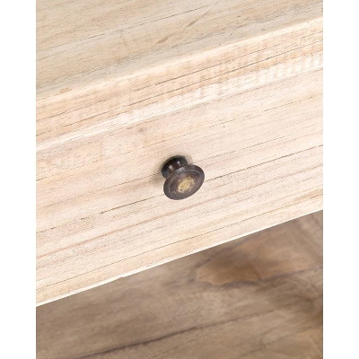 Bevan Mindi Nightstand Wood Bedside Table Brown - East At Main 6 Bevan Mindi Nightstand Wood Bedside Table Brown - East At Main - Image 4