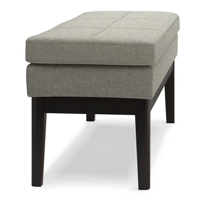 Bragg Ottoman Bench Light Gray - WyndenHall 5 Bragg Ottoman Bench Light Gray - WyndenHall - Image 3