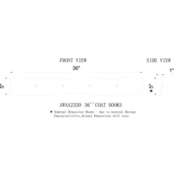 Alaterre Furniture Alpine Natural Brown Live Edge Bench With Coat Hook Set Metal And Wood -Nexera Furniture Store GUEST 397a3af1 088e 4a05 bd9b 8809b1a8cdb1