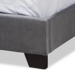 Samantha Velvet Upholstered Button Tufted Bed - Baxton Studio -Nexera Furniture Store GUEST 3a23ae28 7687 409b 8189 404796ee26ab