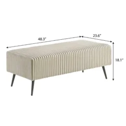 Roundhill Furniture Mavela Wide-wale Corduroy Upholstery Panel Bed With 2 Nightstands And Bench 26 Roundhill Furniture Mavela Wide-wale Corduroy Upholstery Panel Bed With 2 Nightstands And Bench -Nexera Furniture Store GUEST 3a52cc4d be23 4864 a4fd 1462bd0b22b0