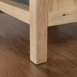 Pacific View 1 Drawer Nightstand Prime Oak- Sauder: Laminated Bedside Table With Shelving, CARB Certified -Nexera Furniture Store GUEST 3a6b118f 0e22 4463 9efc 954f5ea95ba2