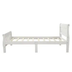Twin Size Wood Platform Bed With Headboard, Footboard And Wooden Slat Support-ModernLuxe -Nexera Furniture Store GUEST 3c41754d 812b 41cb 9131 bb0752331ccf
