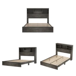 Traditional 4-Piece Queen Bed Set With USB Charging Headboard, 2 Nightstands And 5-Drawer Dresser For Master Bedroom-Cuddlewood -Nexera Furniture Store GUEST 3c7b2fea 4927 4871 8d13 c13649670ae0