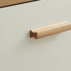 Modern 6 Drawer Dresser With Solid Wood Legs And Handles, White + Oak - ModernLuxe -Nexera Furniture Store GUEST 3d6f840f 68b1 4dfb 91a9 988e12572ad8