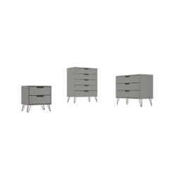 3pc Rockefeller Dresser And Nightstand Set - Manhattan Comfort -Nexera Furniture Store GUEST 3dad55bc 580c 47da be32 f14eb657d4d1
