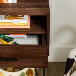 Amal Modern Single Drawer Hairpin Leg Nightstand - Saracina Home -Nexera Furniture Store GUEST 40c3e588 7762 4a1f ae19 3cbe68902f1e