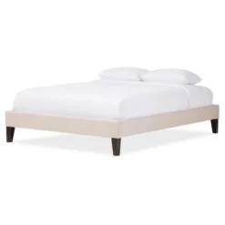Lancashire Modern And Contemporary Linen Fabric Upholstered Bed Frame With Tapered Legs - Full - Baxton Studio 9 Lancashire Modern And Contemporary Linen Fabric Upholstered Bed Frame With Tapered Legs - Full - Baxton Studio -Nexera Furniture Store GUEST 41af490e 4084 461e 98c1 1e803fd90d57