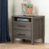 Gravity 2 Drawer Nightstand - South Shore
