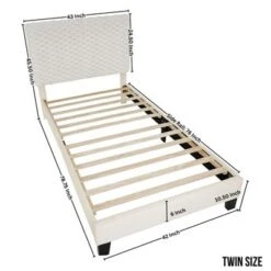 Roundhill Furniture Findlay Bedroom Set, Plush 3D Upholstered Bed With Nightstand, 2-Piece 31 Roundhill Furniture Findlay Bedroom Set, Plush 3D Upholstered Bed With Nightstand, 2-Piece -Nexera Furniture Store GUEST 4272e460 b7ed 4950 81dd 6153008bd086