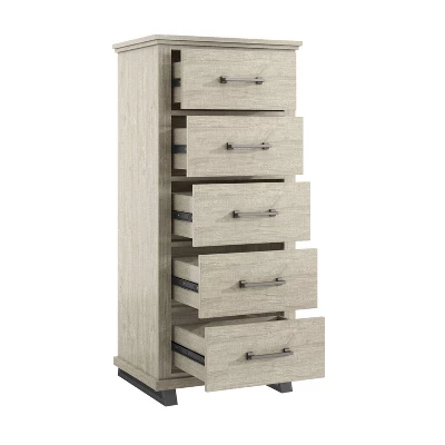Festivo 2pc Contemporary 5 Drawer Chest And 3 Drawer Nightstand Set 10 Festivo 2pc Contemporary 5 Drawer Chest And 3 Drawer Nightstand Set - Image 8