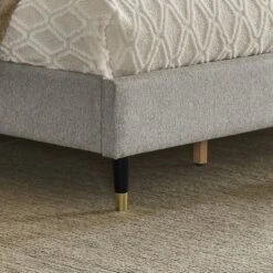 Roundhill Furniture Arles 3-Piece Upholstered Bedroom Set, Wingback Platform Bed With Two Nightstands -Nexera Furniture Store GUEST 43b8e796 c887 4700 bbb4 1fd235c8517f