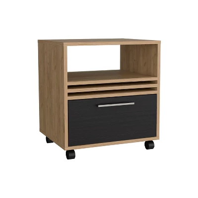 Sapphtopaz Modern Nightstand With Drawer And Open Shelf Wood Side Table With Handle And Legs Night Stand For Bedroom, Living Room 4 Sapphtopaz Modern Nightstand With Drawer And Open Shelf Wood Side Table With Handle And Legs Night Stand For Bedroom, Living Room - Image 2