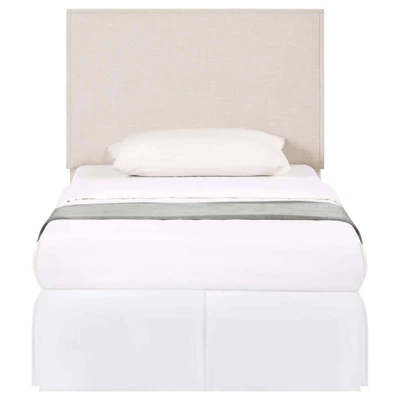 Coaster Twin Izzy Transitional Upholstered Headboard Sand 4 Coaster Twin Izzy Transitional Upholstered Headboard Sand - Image 2