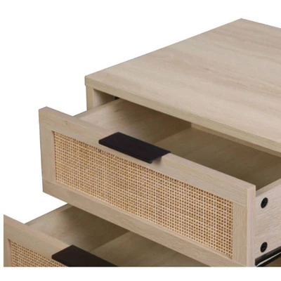 Nathan James Andrew Rattan Bedroom Set Light Oak 6 Nathan James Andrew Rattan Bedroom Set Light Oak - Image 4