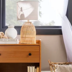 Katie Transitional Tray Top 1 Drawer Solid Wood Nightstand Caramel - Saracina Home -Nexera Furniture Store GUEST 48f01043 30ed 430d a558 53c065c059c6