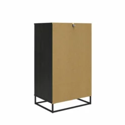 Kelly 5 Drawer Dresser Faux Rattan/Black Oak - Novogratz -Nexera Furniture Store GUEST 4a0fcb25 d72b 410c ad82 802a6e696016