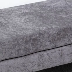 HOMCOM 47.75 Inches End Of Bed Bench, Upholstered Entryway Bench With Double Layer Seat Cushions And Steel Legs, Bedroom Bench -Nexera Furniture Store GUEST 4a3e6c3e 3ebf 4649 a2d4 711560d66ca3