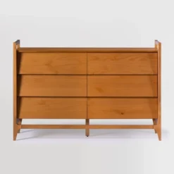 Mid-Century Modern Solid Wood Paneled 6 Drawer Dresser - Saracina Home -Nexera Furniture Store GUEST 4c28a463 5c78 467e 8d4d b4df70cd00b9