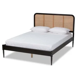 Queen Elston Wood And Synthetic Rattan Platform Bed - Baxton Studio 25 Queen Elston Wood And Synthetic Rattan Platform Bed - Baxton Studio -Nexera Furniture Store GUEST 4c5a1b89 27d4 48f2 86fe f473f9b7e9ca