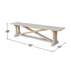 Alexa Bench Natural Wood - International Concepts -Nexera Furniture Store GUEST 4c5b83c0 1566 4b88 addf 36ce36f7ad1f