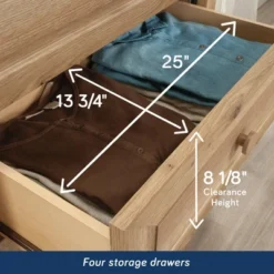 Sauder Hillmont Farm 4 Drawer Chest Timber Oak -Nexera Furniture Store GUEST 4caea44f b571 436d bc00 6badeb36d3f5