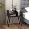 Costway Mid Century Modern End Table With Open Shelves Metal Support Legs For Bedroom White/Black/Coffee 2 Costway Mid Century Modern End Table With Open Shelves Metal Support Legs For Bedroom White/Black/Coffee -Nexera Furniture Store GUEST 4e04987f 3e3f 4de0 b32c a2916d5f9f5d
