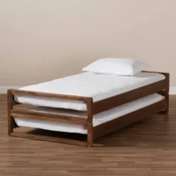 King Klara Wood Expandable Bed Frame Walnut - Baxton Studio 17 King Klara Wood Expandable Bed Frame Walnut - Baxton Studio -Nexera Furniture Store GUEST 4f1d6c2d c51d 4421 9eec 0e618460bdd2