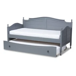 Twin Mara Wood Daybed With Trundle - Baxton Studio -Nexera Furniture Store GUEST 51d1e592 88ac 4afe 9dcd 207d7dab33c7