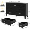 7-Drawer Modern Dresser With Metal Handles, Wooden Chest Of Drawers Organizer For Bedroom And Living Room Storage -Nexera Furniture Store GUEST 5492b630 205c 4e3b 9e21 2d86ac1b1b6e